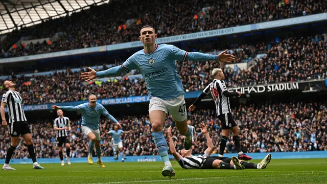Manchester City Vs Newcastle Unite di Premier League 2022/2023