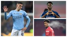 Phil Foden, Bukayo Saka, dan Marcus Rashford merupakan tiga dari sekian banyak pemain lulusan akademi klub liga Inggris yang saat ini mempunyai harga yang mahal. (Foto: AFP)