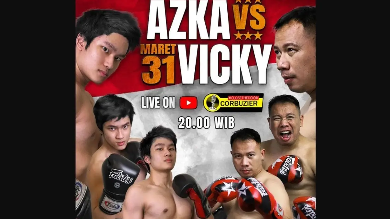Azka Corbuzier Duel Tinju dengan Vicky Prasetyo