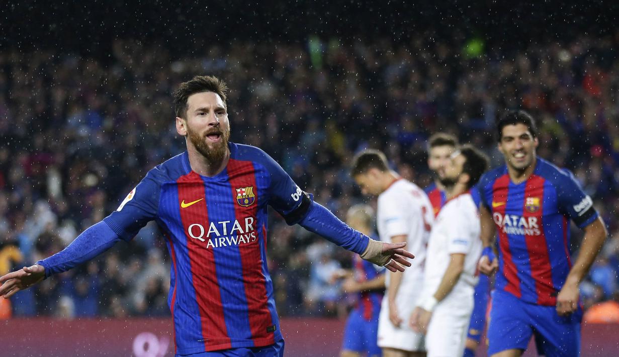 1. Lionel Messi (Barcelona) - 11 Gol. (AP/Manu Fernandez)