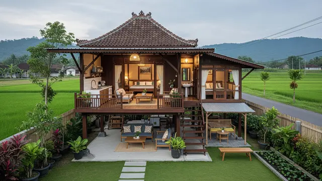 Rumah Kecil di Desa Tapi Terasa Adem dan Nyaman yang Bikin Betah