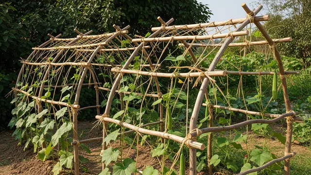 Cara Membuat Rambatan Tanaman Sederhana Tanpa Biaya Mahal