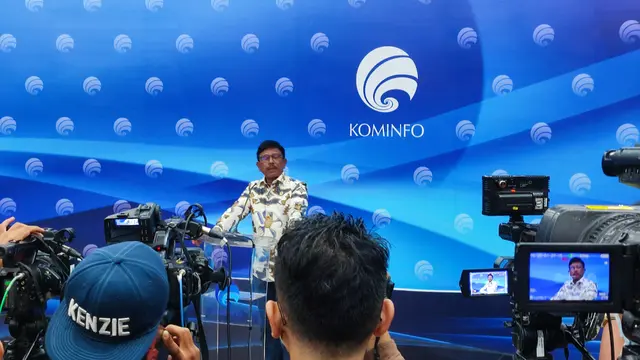 Menteri Komunikasi dan Informatika (Menkominfo) Johnny G. Plate. (Liputan6.com/ Giovani Dio Prasasti)
