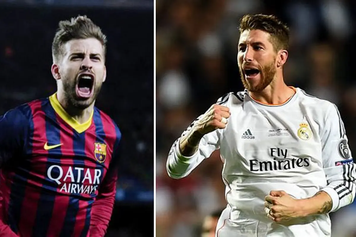 Gerrard Pique dan Sergio Ramos
