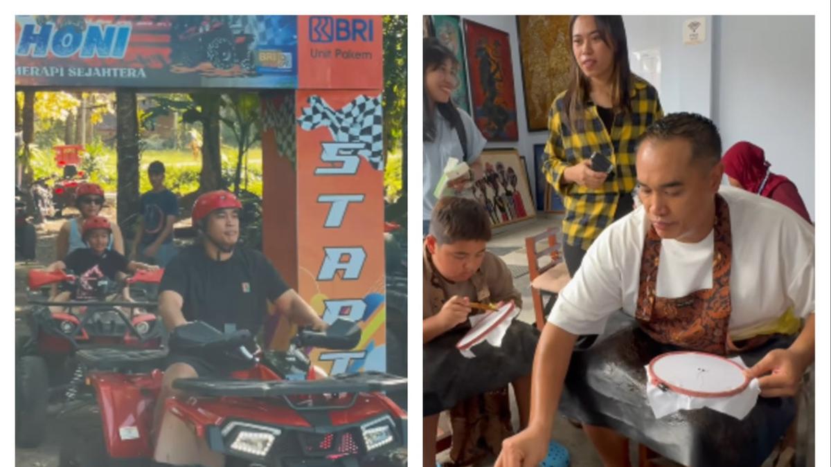 Gaya Santai Ardi Bakrie Suami Nia Ramadhani Liburan di Yogya, Serba Pakai Kaus Polos