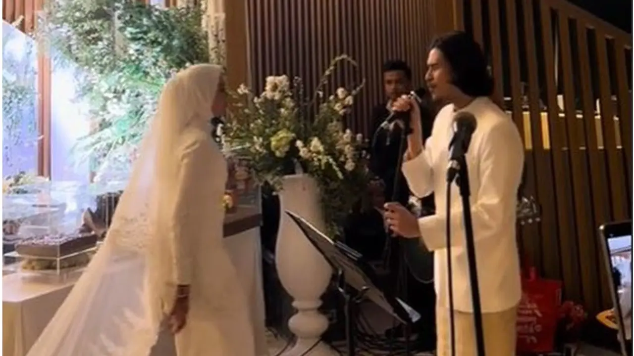 7 Potret Pernikahan Virzha dengan Perempuan Keturunan Arab, Digelar Terbatas