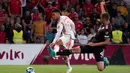 Hasil ini membuat Wales menyamakan poin dengan Armenia dalam perebutan posisi kedua. (AP Photo/Roman Koksarov)