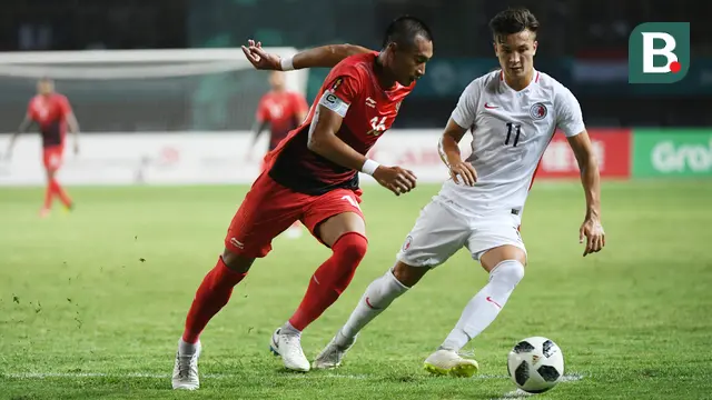 Sepak Bola : Indonesia Vs Hong Kong