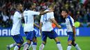 Italia meraih kemenangan 2-0 atas Belgia pada laga Grup E Piala Eropa 2016 di Stade de Lyon, Lyon, Selasa (14/6/2016) dini hari WIB. (AFP/Emmanuel Dunand)