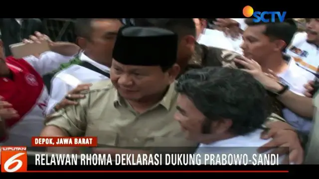 Dalam orasi politiknya, Prabowo meminta para relawan untuk lebih bersabar menyikapi serangan politik lawan.
