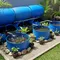 Model Halaman Belakang Rumah Kecil dengan Kolam Ikan Lele atau Nila untuk Konsumsi