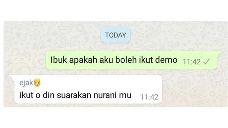 Curhatan Dukungan Orang Tua Saat Izin Demo Ini Bikin Salut