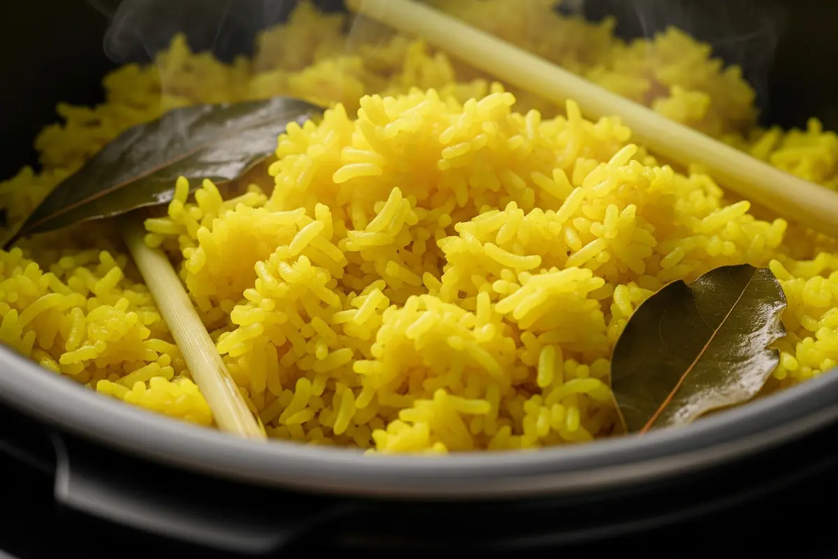 Membuat Nasi Kuning dengan Magic Com yang Pulen dan Wangi (Gemini AI)