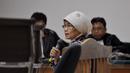 Winantuningtyastiti Swasanani (Sekjen DPR) menjadi saksi dalam sidang di Pengadilan Tipikor untuk terdakwa Sutan Bhatoegana, Jakarta. Kamis (7/5/2015). (Liputan6.com/Andrian M Tunay)