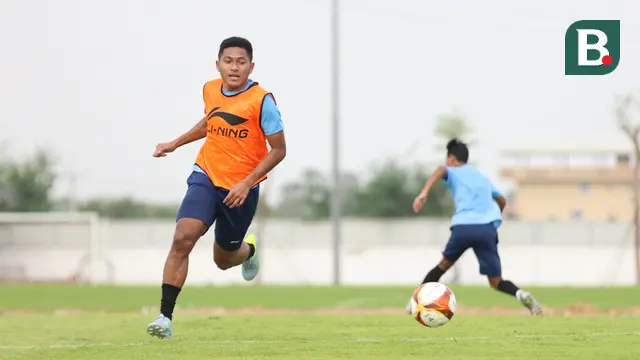 SEA Games 2023: Timnas Indonesia U-22 Latihan Jelang Menghadapi Myanmar