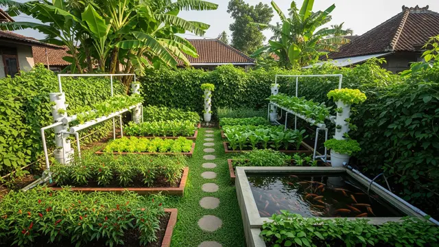 Cara Membuat Integrated Farming di Lahan 100 Meter Persegi/Gemini Ai