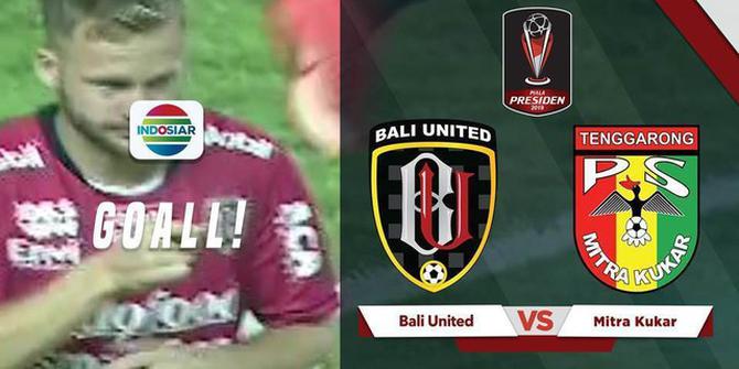 VIDEO: Bali United Bisa Bobol Gawang Mitra Kukar dalam 2 Menit
