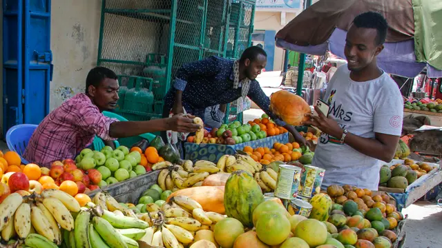 Geliat Pasar di Somalia Jelang Lebaran