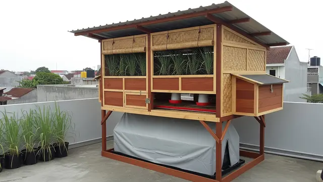 Tips Membuat Kandang Ayam di Rooftop Agar Tidak Bau dan Tetap Higienis