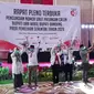 Para pasangan calon Pilkada Kabupaten Bandung sah mendapatkan nomor urut. (Liputan6.com/Huyogo Simbolon)