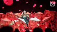Melalui konser bertajuk Bingah, Yura Yunita ingin membagi momen kebahagiaan bersama penggemarnya. (Liputan6.com/Angga Yuniar)