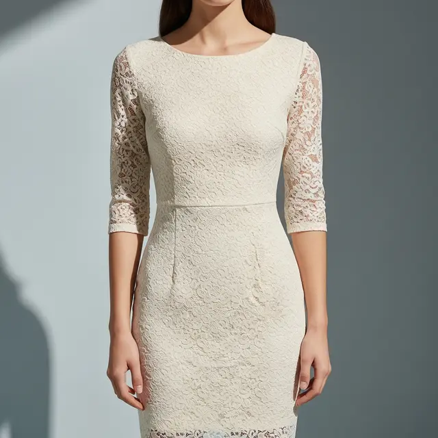 9 Model Dress Brokat Simple Elegan, Pilihan Tepat untuk Tampil Elegan