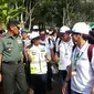 Menteri BUMN Rini Soemarno kunjungi Walini pada Rabu (21/3/2018) (Foto:Liputan6.com/Ilyas I)