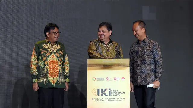 Menteri Koordinator Bidang Perekonomian Airlangga Hartarto pada acara Launching dan Rilis Indeks Kepercayaan Industri (IKI) Periode November 2022, di Jakarta, Rabu (30/11/2022). (Dok Kemenko Perekonomian)