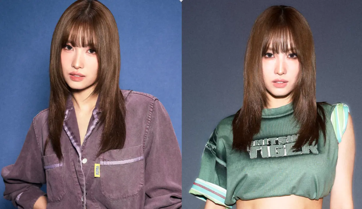 MOMO TWICE tampil dengan gaya denim vintage yang terasa modern dan effortless. Potret ini terlihat di kampanye DENIVITA dari Onitsuka Tiger [Onitsuka Tiger]