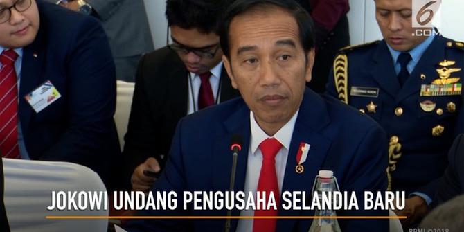 VIDEO: Jokowi Ajak Pengusaha Selandia Baru Berinvestasi ke Indonesia