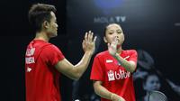 Akbar Bintang Cahyono/Winny Oktavina Kandow tampil di PBSI Home Tournament, Rabu (1/7/2020). (PBSI)
