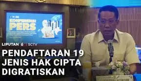 Pemerintah Tetapkan Tarif Rp0 untuk Pendaftaran Hak Cipta