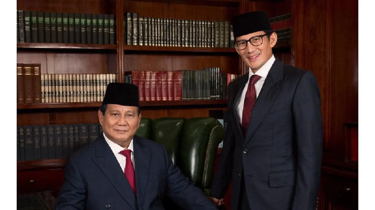 Prabowo Subianto dan Sandiaga Uno