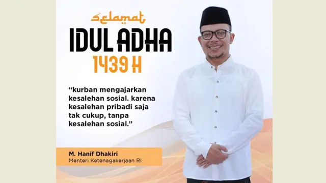 Menteri Ketenagakerjaan M. Hanif Dhakiri