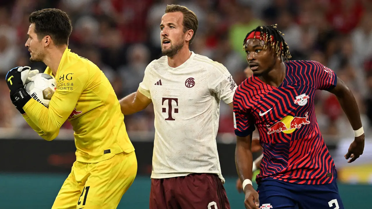Foto: Debut Pahit Harry Kane di Bayern Munchen, Dibantai 0-3 oleh RB Leipzig di Piala Super