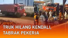 Sebuah mobil truk alami insiden di pertambangan mengundang perhatian.