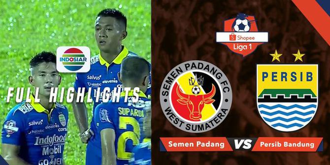 VIDEO: Highlights Liga 1 2019, Semen Padang Vs Persib 0-0