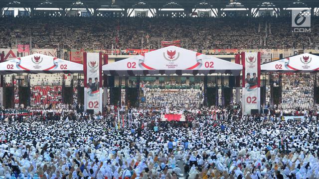 Kampanye Akbar Prabowo Sandi Jalan Di Sekitar Gbk Senayan Macet Pilpres Liputan6 Com