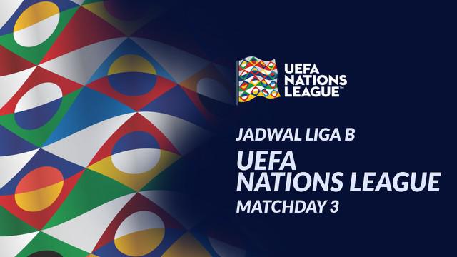 Berita motion grafis jadwal UEFA Nations League Liga B matchday ketiga. Rusia hadapi Turki, Senin (12/10/2020) di Venue VTB Arena, Moscow.