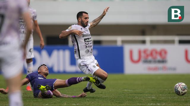 Foto: Dua Gol Ilija Spasojevic Tentukan Kemenangan Bali United 2-1 atas Persita Tangerang dalam BRI Liga 1