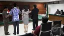 Sejumlah saksi dihadirkan dalam sidang lanjutan dengan terdakwa Dirut PT Dutasari Citralaras Machfud Suroso di Pengadilan Tipikor, Jakarta, Senin (9/2/2015). (Liputan6.com/Faisal R Syam)