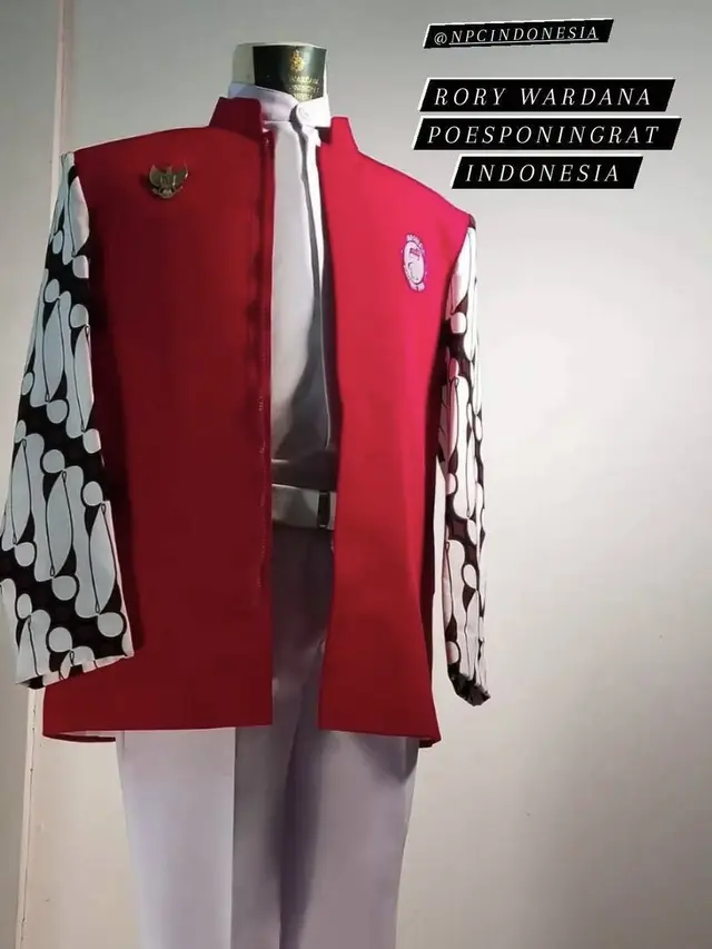 Jaket yang dikenakan semua kontingan Indonesia/dok. Instagram @Rory Wardana
