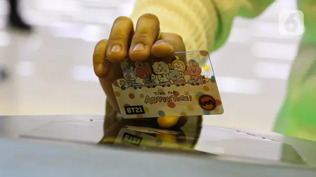 Kartu multi trip edisi BT21 untuk pengguna Commuter