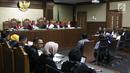 Empat saksi dihardirkan dalam sidang lanjutan kasus suap APBN-P 2018 yang melibatkan mantan anggota Komisi XI DPR F-Partai Demokrat Amin Santono di Pengadilan Tipikor, Jakarta, Kamis (11/10). (Liputan6.com/Herman Zakharia)
