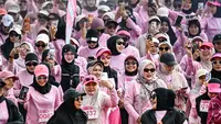 Keseruan Ajang Lari Santai Khusus Perempuan di Stadion Harapan Bangsa Banda Aceh