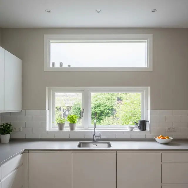 Model Jendela Dapur Minimalis (Image by Gemini AI)