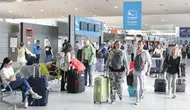 Suasana Bandara Paris Charles de Gaulle, Paris, Prancis, Jumat (24/6/2016). (Bola.com/Vitalis Yogi Trisna).