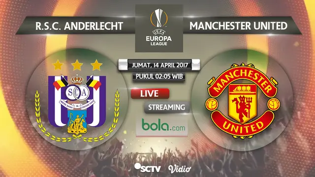 LIGA EROPA_ ANDERLECHT VS MANCHESTER UNITED