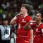 Pemain Timnas Indonesia, Beckham Putra (kanan) dan Ole Romeny melakukan selebrasi setelah mencetak gol ke gawang St Kitts and Nevis dalam laga semifinal FIFA Series 2026 di Stadion Utama Gelora Bung Karno (SUGBK), Senayan, Jakarta, Jumat (27/03/2026). (Bola.com/Abdul Aziz)