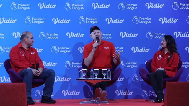 Foto: Vidio Hadirkan Peter Schmeichel untuk Memeriahkan Liga Inggris 2023 / 2024